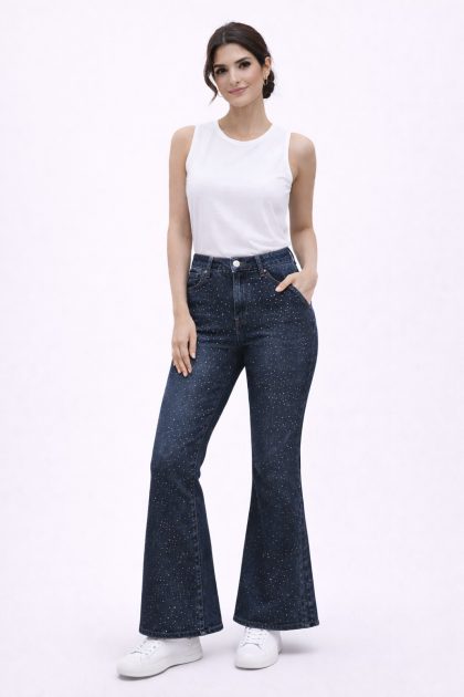 Jeans Με Στρας